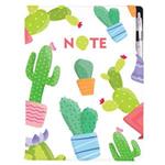 Notes - zápisník DESIGN A4 čtverečkovaný - Kaktus