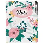 Notes - zápisník DESIGN A4 čtverečkovaný - Květiny