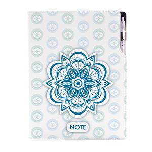 Notes - zápisník DESIGN A4 čtverečkovaný - Mandala modrý
