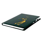 Notes - zápisník DESIGN A4 čtverečkovaný - zelená - Golf muž