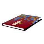 Notes - zápisník DESIGN A4 linkovaný - bordó - Víno