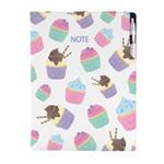 Notes - zápisník DESIGN A4 linkovaný - Donut