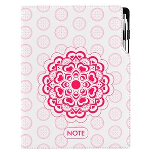 Notes - zápisník DESIGN A4 nelinkovaný - Mandala červený