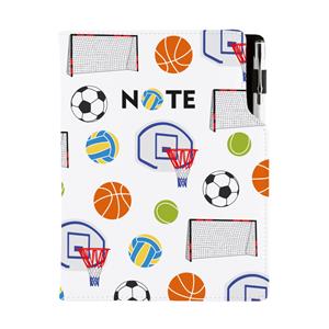 Notes - zápisník DESIGN A5 čtverečkovaný - Sport