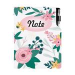 Notes - zápisník DESIGN A5 nelinkovaný - Květiny
