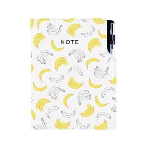 Notes - zápisník DESIGN B5 linkovaný - Banán