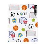 Notes - zápisník DESIGN B6 čtverečkovaný - Sport
