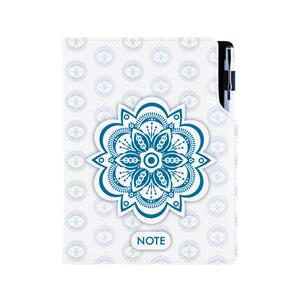 Notes - zápisník DESIGN B6 nelinkovaný - Mandala modrý
