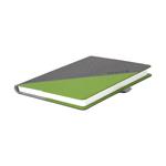 Notes - zápisník DIEGO A5 čtverečkovaný - šedá/zelená