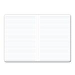Notes - zápisník DIEGO A5 linkovaný - šedá/červená