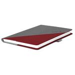 Notes - zápisník DIEGO A5 nelinkovaný - šedá/červená