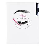 Notes - zápisník KOSMETICKÝ Eyelashes - DESIGN B5 čtverečkovaný