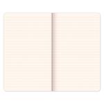 Notes - zápisník linkovaný A5 - Růžová malba