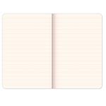 Notes - zápisník linkovaný A5 - Samet Plameňák