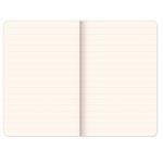 Notes - zápisník linkovaný A5 - Skiver černošedý
