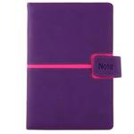 Notes - zápisník MAGNETIC A5 nelinkovaný - fialová/růžová