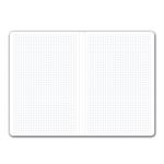 Notes - zápisník MAGNETIC B6 čtverečkovaný - černá/bílá