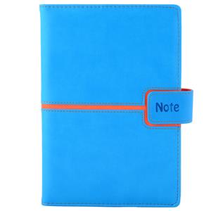 Notes - zápisník MAGNETIC B6 čtverečkovaný - modrá/oranžová