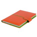 Notes - zápisník MAGNETIC B6 čtverečkovaný - oranžová/zelená