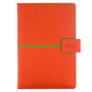 Notes - zápisník MAGNETIC B6 nelinkovaný - oranžová/zelená