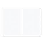 Notes - zápisník METALIC B6 čtverečkovaný - bílá