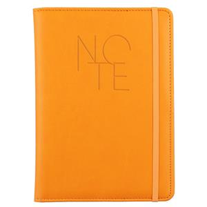 Notes - zápisník POLY A5 linkovaný - oranžová