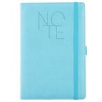Notes - zápisník POLY A5 linkovaný - světle modrá