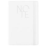 Notes - zápisník POLY A5 nelinkovaný - bílá