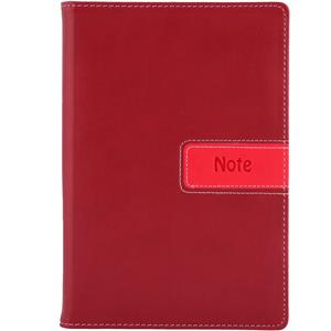 Notes - zápisník RIGA A5 čtverečkovaný - červená