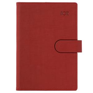Notes - zápisník SPLIT A5 linkovaný - červená
