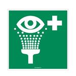 Oční sprcha - bezpečnostní tabulka, plast 1 mm 150x150 mm