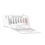 Pětiměsíční kalendář Kvinto skládaný český se spirálou 2027 - šedý