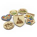 Pivní podtácky dřevěné jednostranný tisk - na zakázku