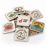 Pivní podtácky papírové čtvercové 93 mm x 93 mm, oboustranný tisk - na zakázku