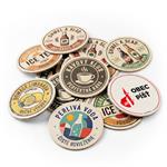 Pivní podtácky papírové kulaté 10 cm oboustranný tisk - na zakázku