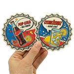 Pivní podtácky papírové speciální tvar oboustranný tisk - na zakázku