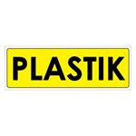Plastik - płyta PVC, naklejka 290x100 mm
