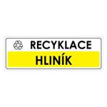 RECYKLACE - HLINÍK, plast 1 mm 290x100 mm