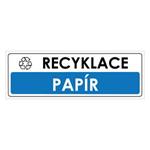 RECYKLACE - PAPÍR, plast 1 mm 290x100 mm