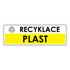 RECYKLACE - PLAST, plast 1 mm 290x100 mm