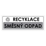 RECYKLACE - SMĚSNÝ ODPAD, plast 2 mm, 290x100 mm