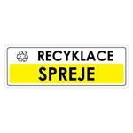 RECYKLACE - SPREJE, plast 2 mm, 290x100 mm