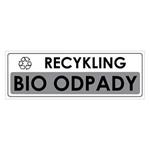 RECYKLING - BIO ODPADY, płyta PVC 1 mm 290x100 mm