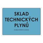 SKLAD TECHNICKÝCH PLYNŮ, plast 1 mm, A4