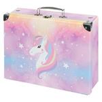 Skládací školní kufřík Rainbow Unicorn