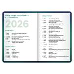 Školní diář - Zelená (září 2025 – prosinec 2026)