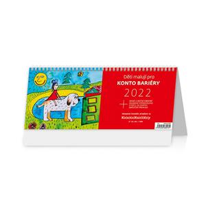 Stolní kalendář 2022 - Děti malují pro Konto Bariéry