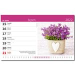 Stolní kalendář 2022 - Květiny