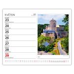 Stolní kalendář 2022 MiniMax - Naše hrady a zámky