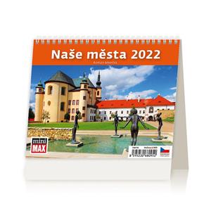 Stolní kalendář 2022 MiniMax - Naše města